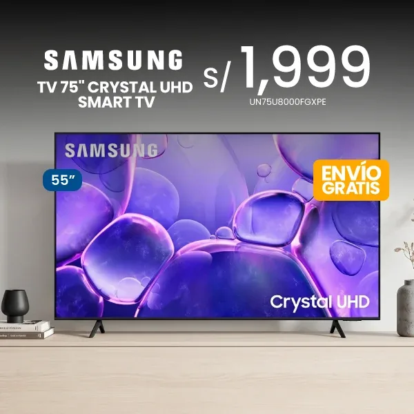 Oferta Bomba Samsung TV 75 pulgadas